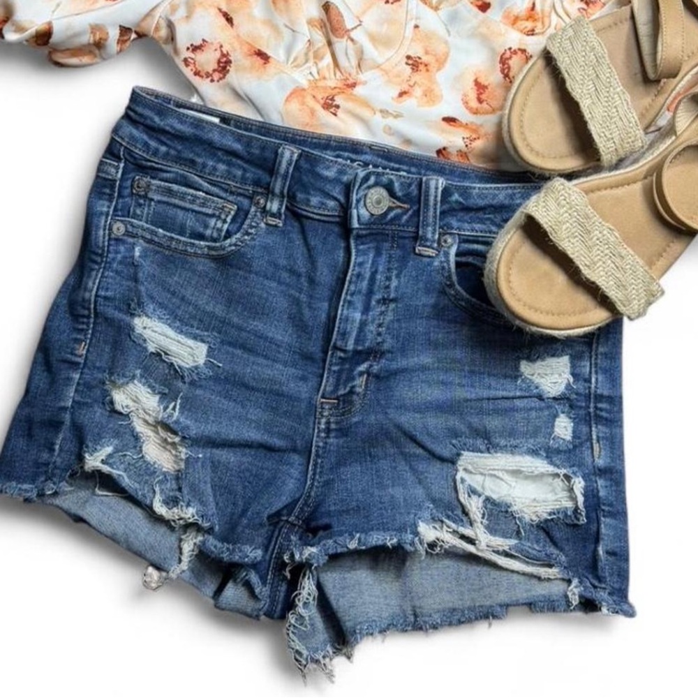 American Eagle Blue Jean Shorts